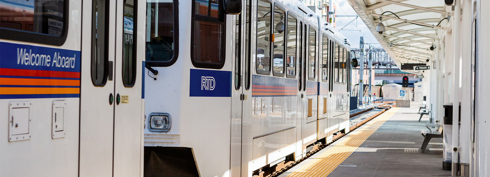 RTD Lightrail at Denver Union Station