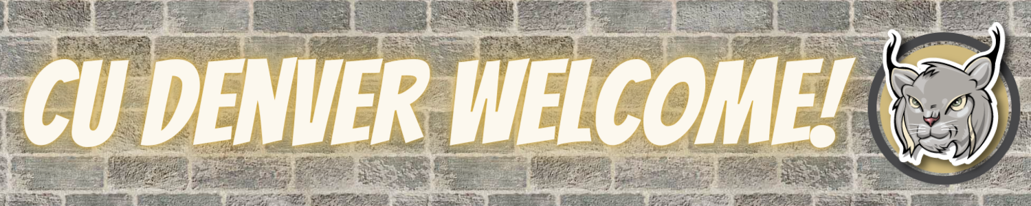 CU Devnver Welcome Banner