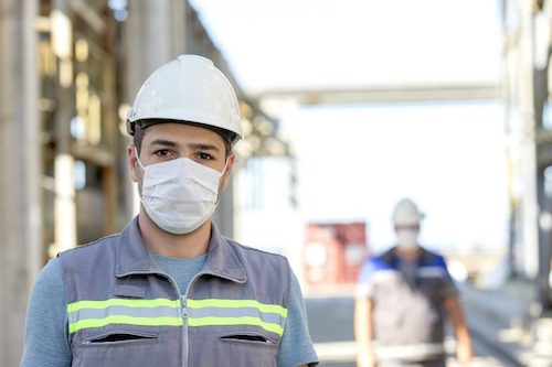 Getty Image COVID Construction Worker