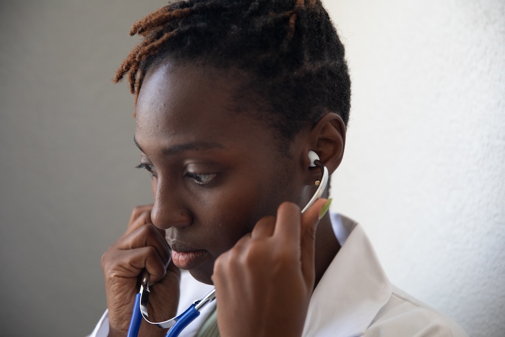 Doctor with stethoscope