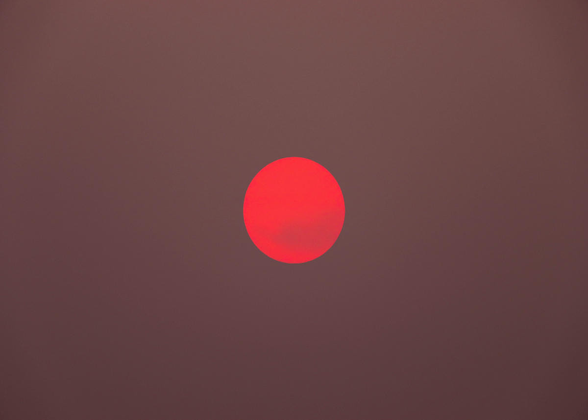 Red sun