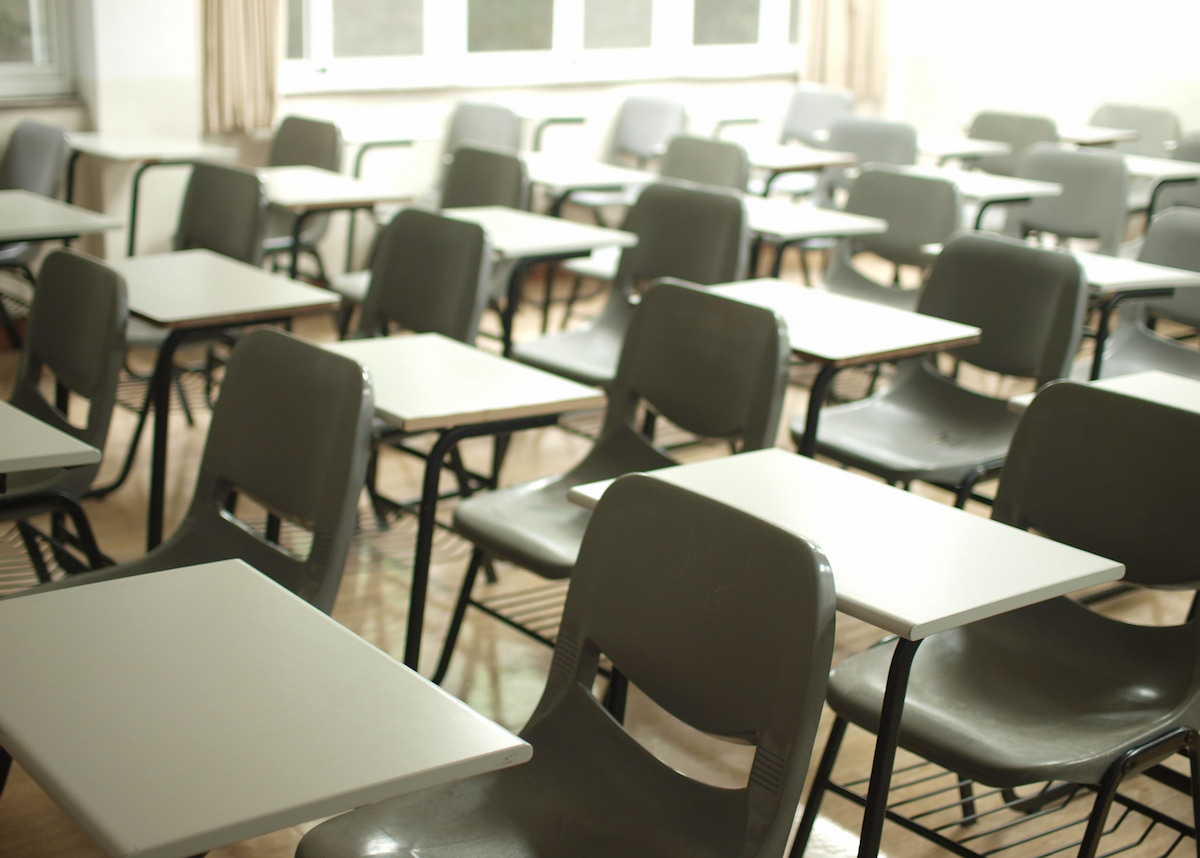 Empty classroom