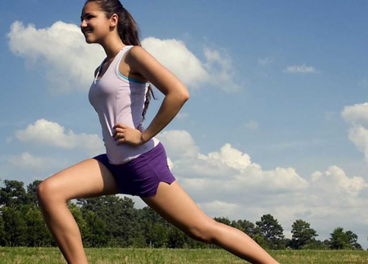 woman exercising