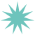 Icon Teal Starburst