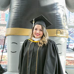 Adella Arredondo at Commencement