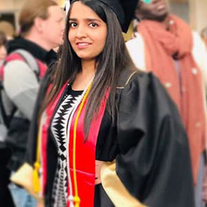 Kanika Manchanda at Commencement 