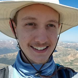 Sean Hansen Selfie from Hiking