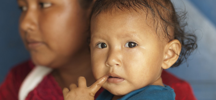 young child in rural Guatemala