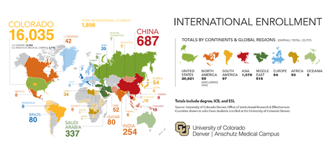 map showing international enrollment map showing international enrollment