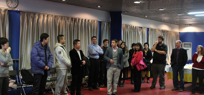 alumni gathered on the fifth floor of the ICB building on March 26th, 2013 alumni gathered on the fifth floor of the ICB building on March 26th, 2013