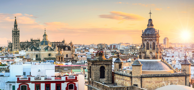 rooftops in Spain