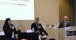 Panelists at the November 8, 2019 First Friday Breakfast