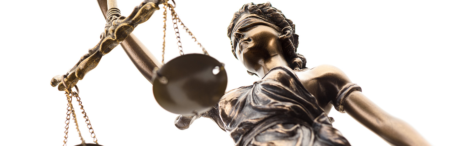 Lady Justice holding the scales of justice