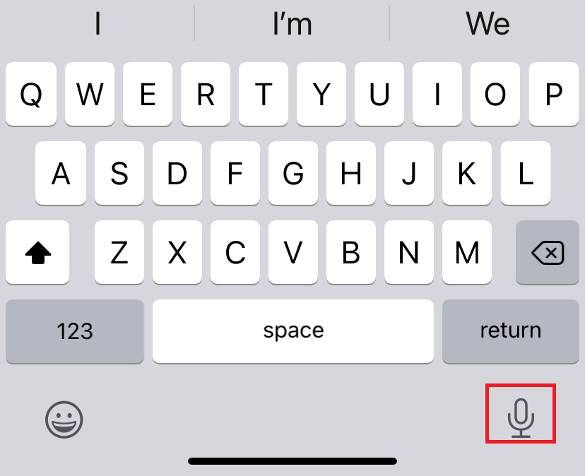 ios dictation icon